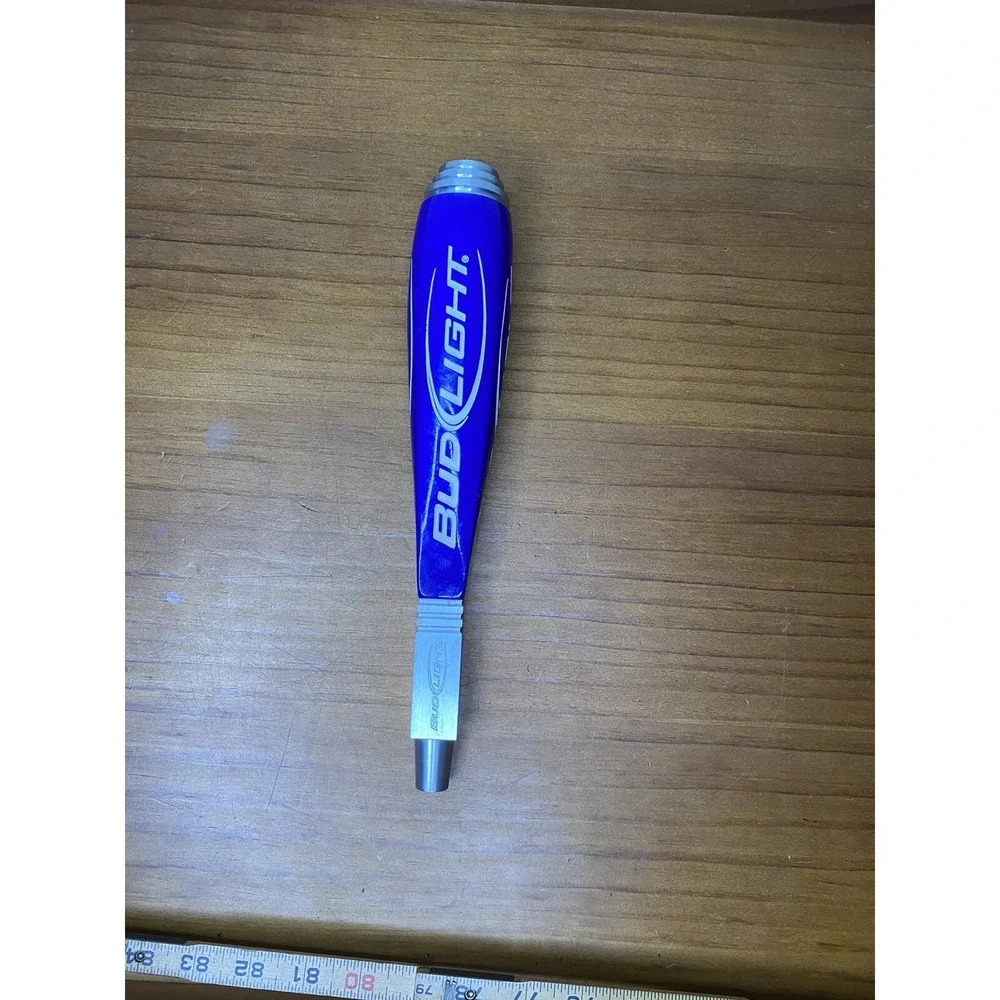 Bud Light Blue Beer Tap Handle Screw On Handle Bar Ware Man Cave